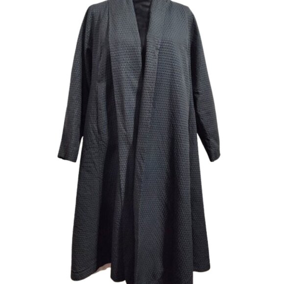 Vintage Cee -Dee Honey Comb Pattern Black Women's Cloak Size 6 ! Read Below ! - Picture 7 of 12